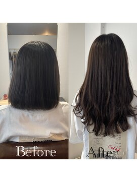 イニット 奈良新大宮(init.) 20代 30代 40代 エクステ 大人可愛い艶感グラデーションカラー