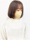 【morio成増/玉井】ナチュラルブラウン　ボブ