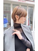 大人美人ショート/前髪あり
