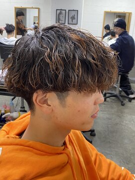 エルオム(EL.HOMME) 【RYUYA】チリつかないマッシュツイスパパーマ