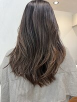 ネックス 表参道本店(nex)&nbsp;【nex 表参道】白髪ぼかし ハイライト ナチュラルベージュ 齋藤