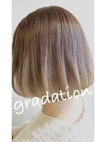 ブランカヘアー 高浜(BLANCA HAIR)&nbsp;【女子力UP】ミルクティーグラデーションカラー