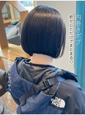 内巻きボブ.