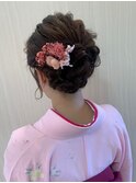 卒業式ヘアセット