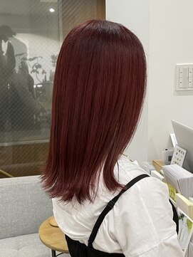 メアリー バイ メリー(marry by merry) 【立町メアリーバイメリー】☆ケアブリーチ×チェリーレッド☆