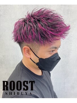 ルースト 渋谷店(ROOST) ジェットモヒカンカラー