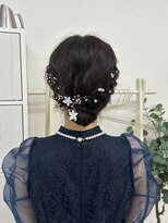 ルーナ(Luna)&nbsp;ボブでもできる◎ふわっとシニヨン