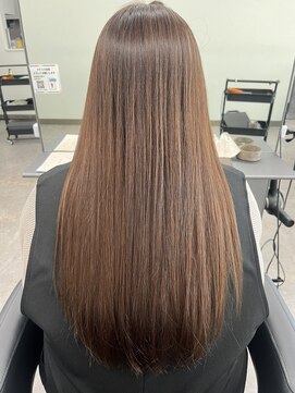 ガルボヘアー 桟橋店(garbo hair) 艶髪ストレート キャビアトリートメントで特別ケア