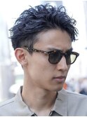 スパイキーショートツイストスパイラルパーマ短髪パーマ名古屋