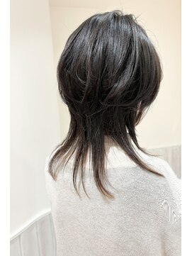 ネオリーブカップ 町田店(Neolive capu) ウルフレイヤー メルティカラー 似合わせカット