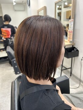 エルプラスヘアー 平尾店(L+hair) （40代）ナチュラルショート【トリートメントでくせ毛改善】