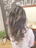 【ハイライト】ケアブリーチ+カラー+カット+前処理トリートメント ￥24500