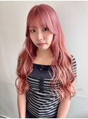 ピンクベージュカラー