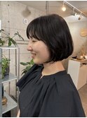内巻きボブ