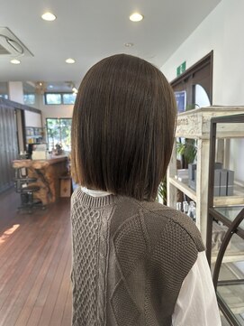 オブジェ ナチュレ(OBJE’T nature) 髪質改善ストレート+髪質改善カラー【出水裕大】