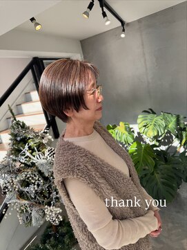 【栗本浩司】大人のショートボブ