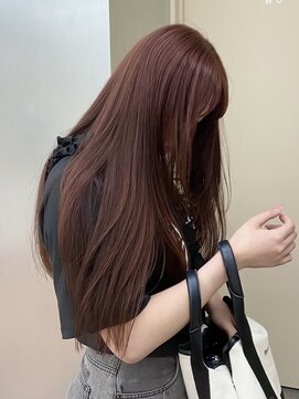 PARK LANE ICI yeven.anx ブリーチ/ダブルカラー/ハイライト/縮毛矯正/髪質改善 ブリーチなしカラーブリーチなしダブルカラー春カラーピンク