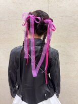 アクシス 栄ガスビル店(`AXIS) 着物ヘア/大人ガーリー/ダークアッシュ/似合わせカット/栄