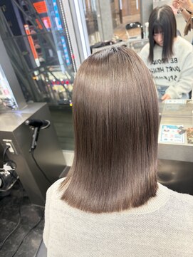 ワンズ ナゴヤ ヴィラ 名古屋栄(ONE's NAGOYA VILA) 黒髪クラゲヘアー/オリーブグレー/小顔ココアベージュ