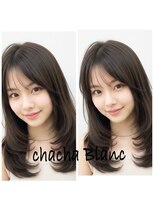 チャチャブラン アミー(cha-cha Blanc Amie)&nbsp;顔周りレイヤーカット