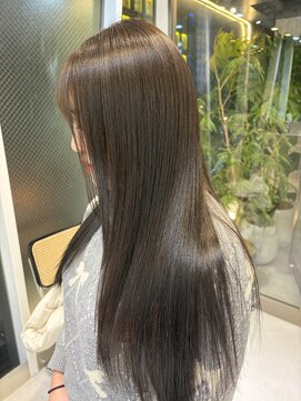 イエナ 難波(IENA) 髪質改善×カーキーグレージュ