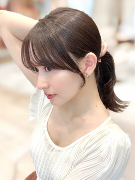 プラチナ(PLATINA) *20代30代40代◎結んだときも可愛い顔まわり前髪カットおくれ毛