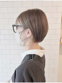 ◆コンパクトショート×マッシュショートアイロンなし