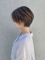 シェル 国分寺(shell) ワンホンレイヤー/ミルクティーブロンド/ダークブルー/国分寺