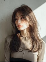 ハーツ(Heart's)&nbsp;ミディアムレイヤー×白髪ぼかしカラー30代40代50代60代