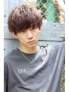 ネイビー(NAVY) ミスター東大！！ナチュラルな束感！エアリーマッシュ