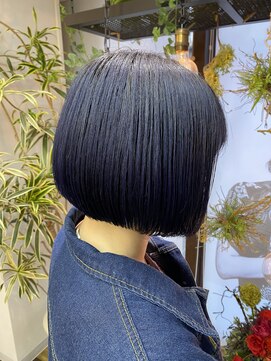 コレットヘア(Colette hair) 韓国風Bob オルチャン　ブルーブラック