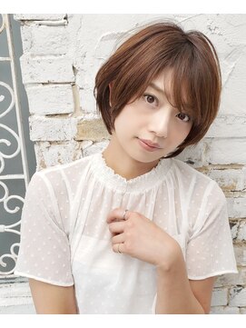 ロンドプロフィール 浦和(Lond profil) アッシュブラウンオフィスヘアネオウルフ外ハネボブ