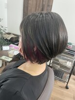 ヘアー ワンアビル(Hair One Abile)&nbsp;ショートボブインナーピンク