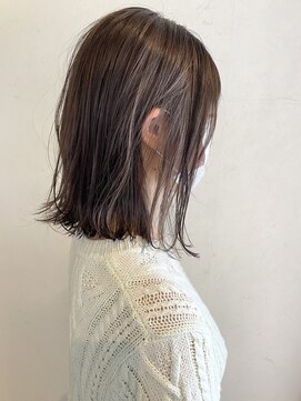 マイル 渋谷(mile) まろやかラベンダーグレージュ