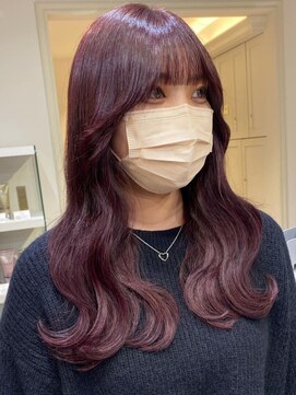 ベレーザシェルト(Beleza scelto) 3239カシスピンクバイカラーゆるふわ巻きうるツヤビビッドカラー