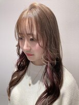 ネオヘアー 曳舟店(NEO Hair)&nbsp;インナーピンク/インナーカラー/ピンクベージュ/曳舟