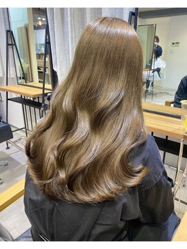 ムク 横浜店(muku) ミルクティーベージュダブルカラーインナーカラーケアブリーチ