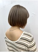 伸ばしかけナチュラルボブ/グレージュ