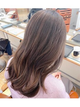 ネオリーブアイム 横浜西口店(Neolive aim) ラベンダーベージュ　顔まわりレイヤー＊