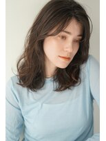 パール(PearL)&nbsp;【PearL】抜け感ルーズパーマ×アクアベージュカラー