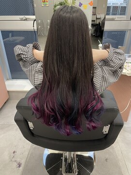 ジエクト カナウ(The Ect canow) ユニコーンカラー/裾カラー/ピンク/ブルー/推しカラー