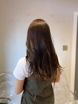 ナチュラル 渋谷店(Natural)&nbsp;暗めカラーも透け感たっぷり◎ダークブラウン