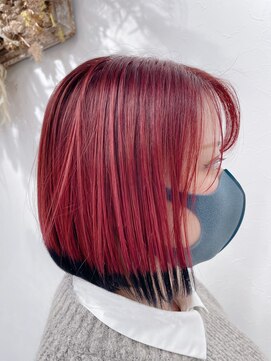 ダンクレスト(Daan Crest) 【ピンク×ブラック】【裾カラー】