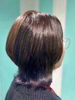 マティーナ ヘアー 池袋(Matina hair)&nbsp;【ショートウルフ×インナーパープル】20代30代40代50代
