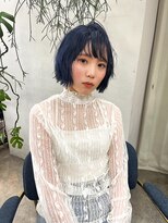 シア(sia)&nbsp;ネイビーブルー/2wayボブ/南船場