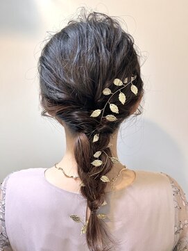 リリー シブヤ(Lilly shibuya) 【Lilly渋谷】#ヘアセット#ヘアアレンジ#編み込み#編みおろし