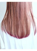 ピンクベージュ#ダブルカラー＃エンドカラー＃ケアブリーチ#豊橋