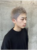 スパイキーショート×シルバーアッシュ　担当TATSUYA