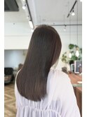 ブリーチ無し 透明感カラー グレージュ ラベンダーグレー