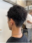 メンズツーブロックナチュラルショート<中野/メンズ/理容室>